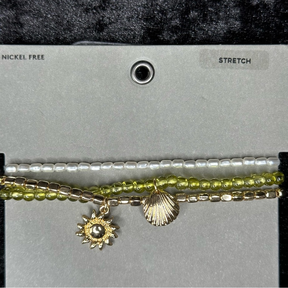 Nordstrom Rack Sun/Seashell Beaded Stretch Bracelets - Picture 6 of 6